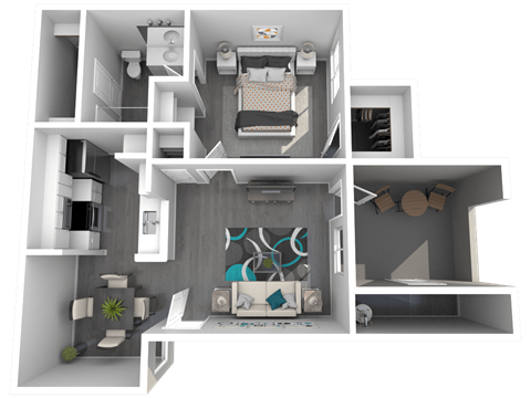 Lazo Apartments Anderson Floor Plan